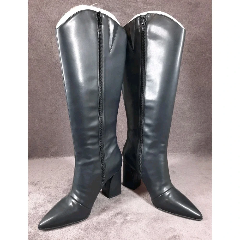 I.N.C. International Concepts Women's Black‎ Jovie Knee High Boots Size 9.5M NIB